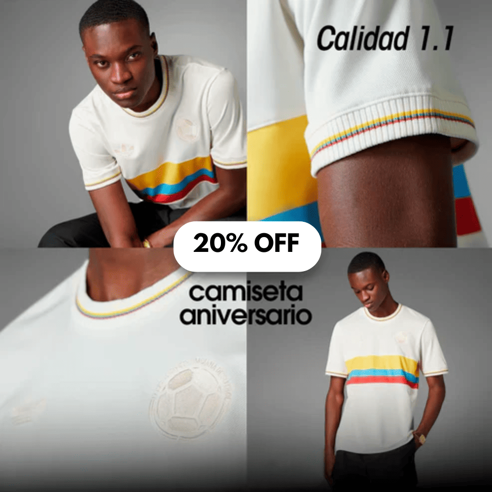 Nueva Camisa Selección Colombia Aniversario 100 años